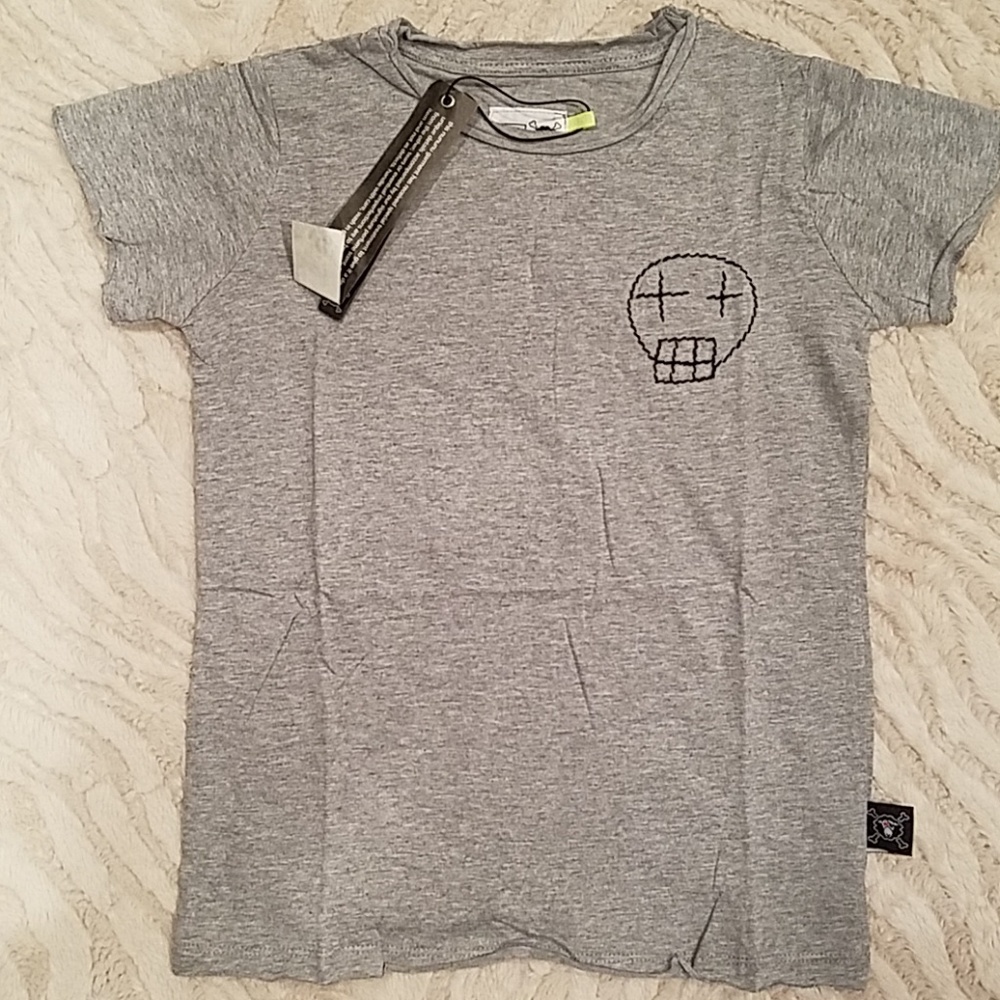 New Nununu unisex gray kid's t-shirt